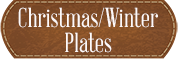 Christmas/Winter Decorative Plates