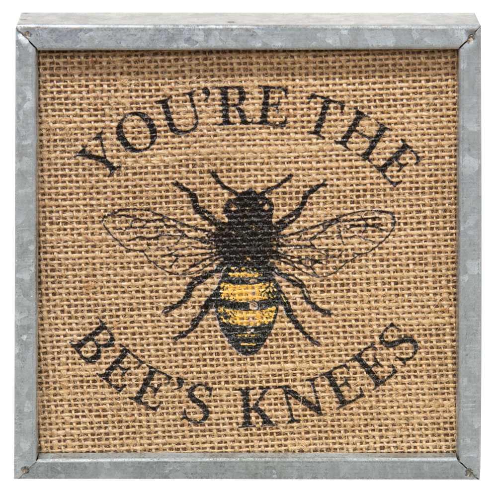 Bee's Knees Metal Box Sign #90971