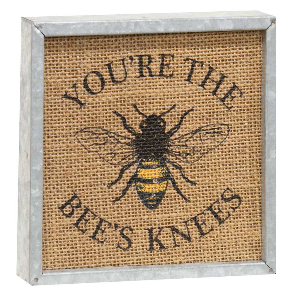 Bee's Knees Metal Box Sign #90971