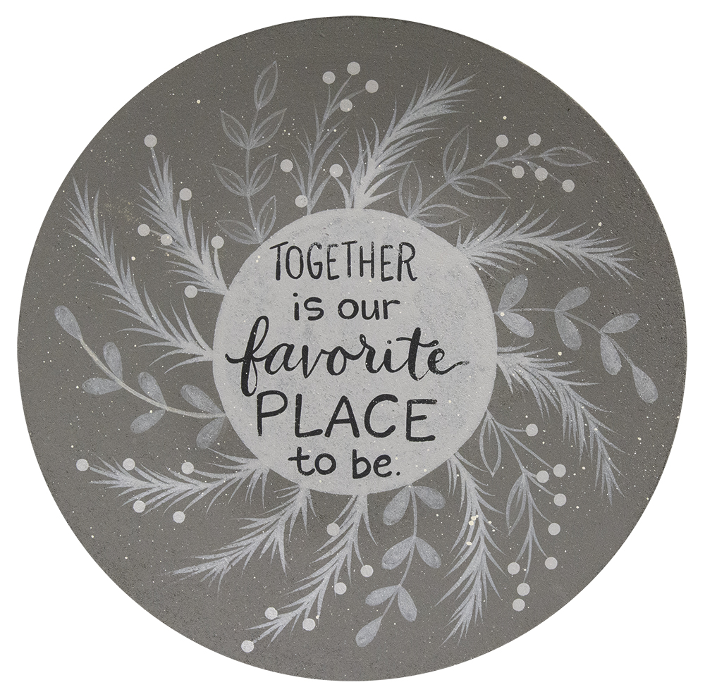 Together is Our Favorite Place to Be Plate #35460