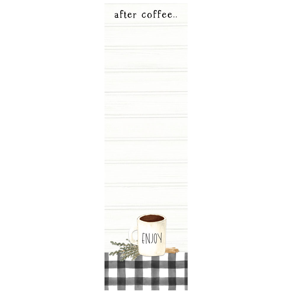 After Coffee...Notepad #54108