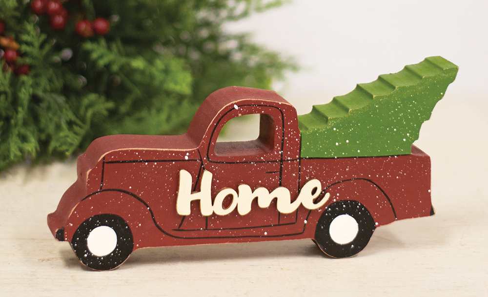 Home Christmas Truck Chunky Sitter #35686
