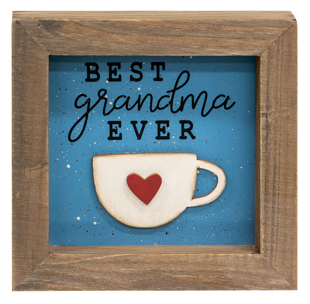 Best Grandma Ever Shadowbox Frame #35893