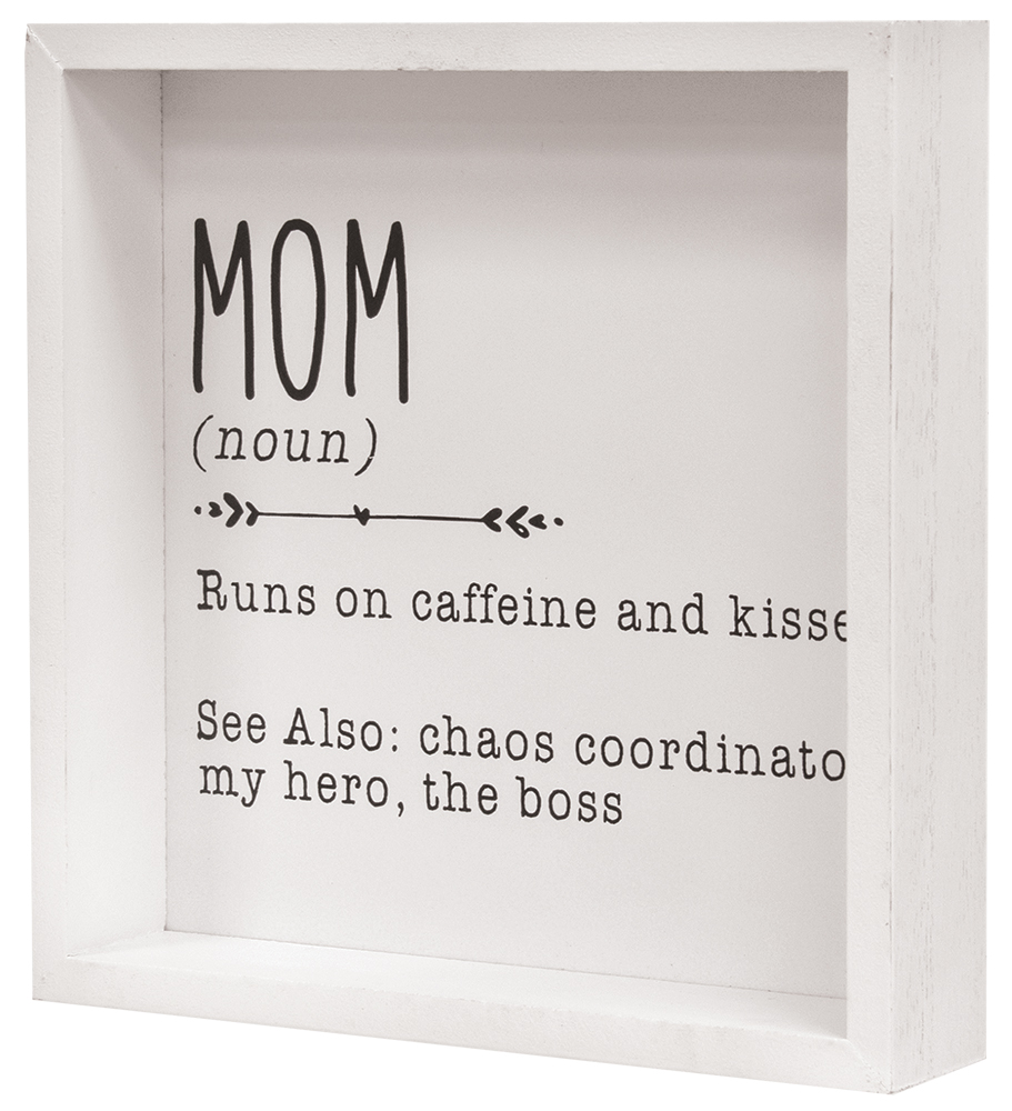 Mom Definition Framed Box Sign #35748