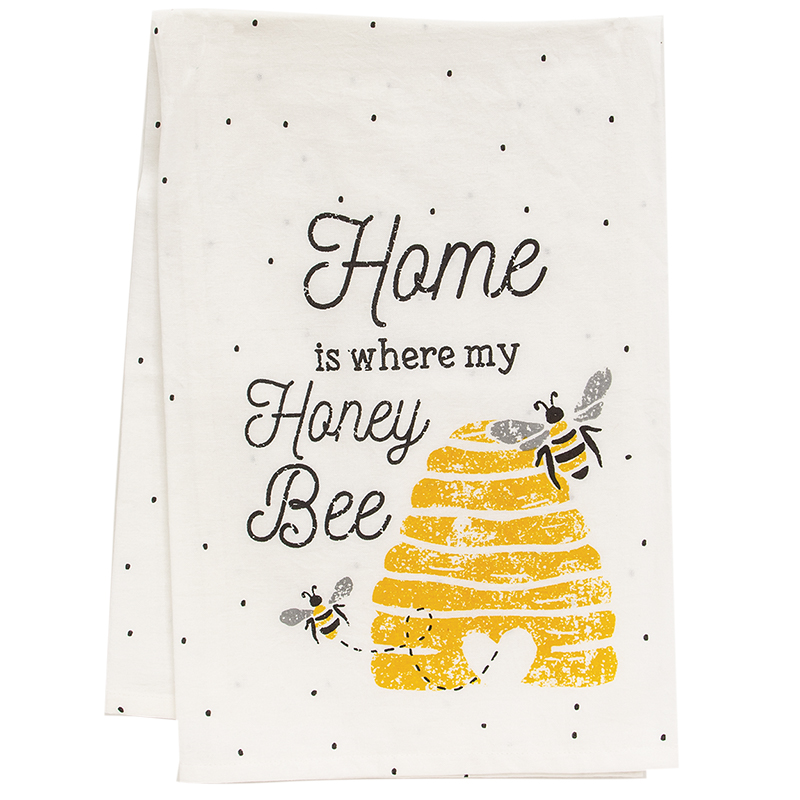 Bee Kitchen Towel Farmhouse Bee Decor Bee Home Decor Spring 