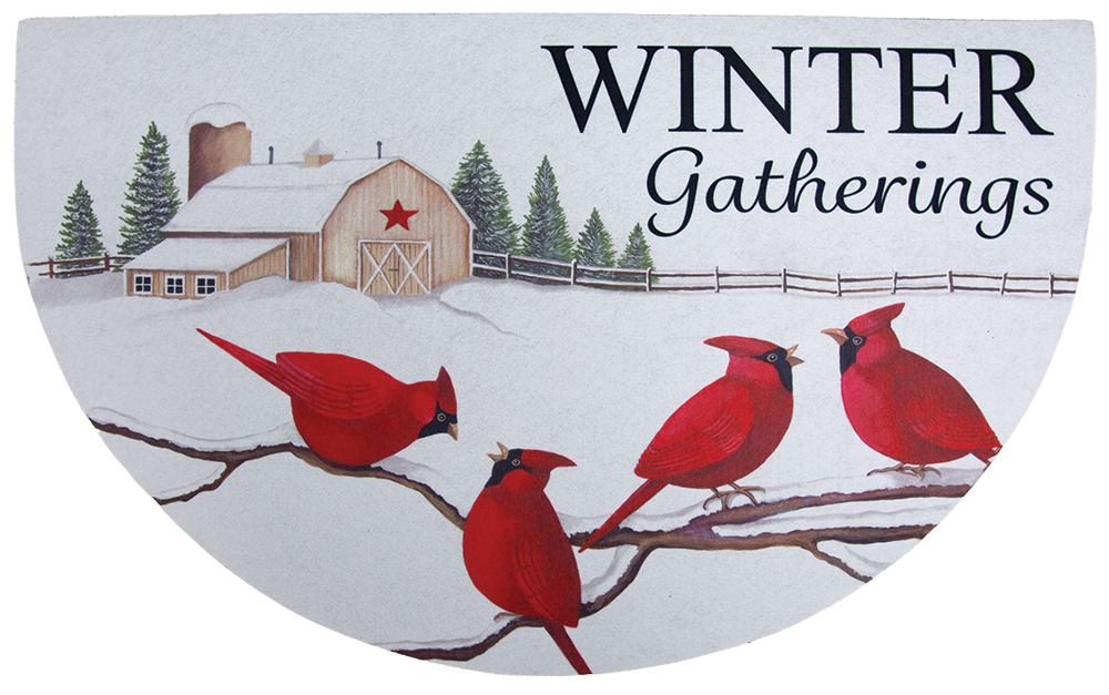 Winter Gatherings Welcome Mat #91107