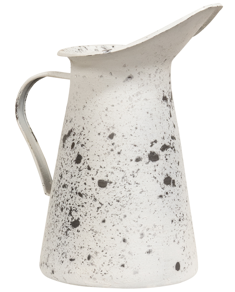 Distressed White Pitcher #60412