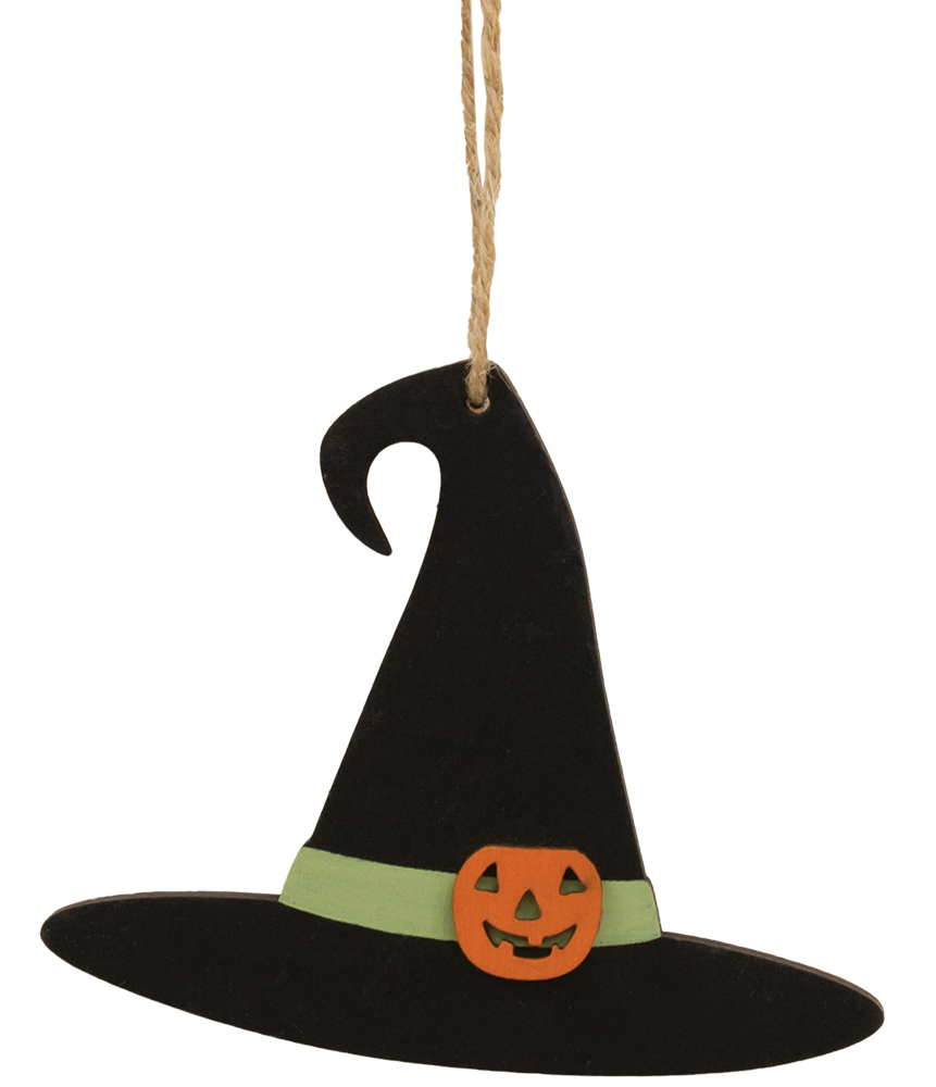 Jack O Lantern Witch Hat Ornament #36566
