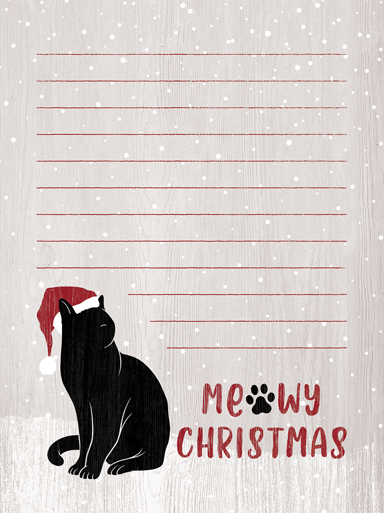 Meowy Christmas Mini Notepad #55022