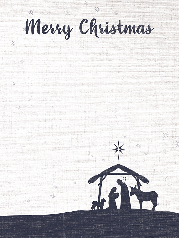 Merry Christmas Nativity Mini Notepad #55024