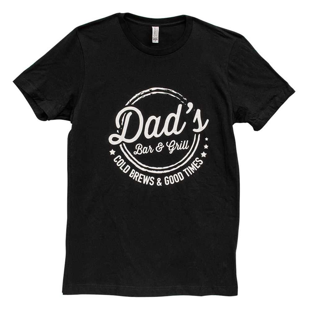Col House Designs :: Dad's Bar & Grill T-Shirt, Black - The Hearthside ...