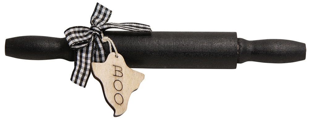 Boo Ghost Wooden Rolling Pin #36580