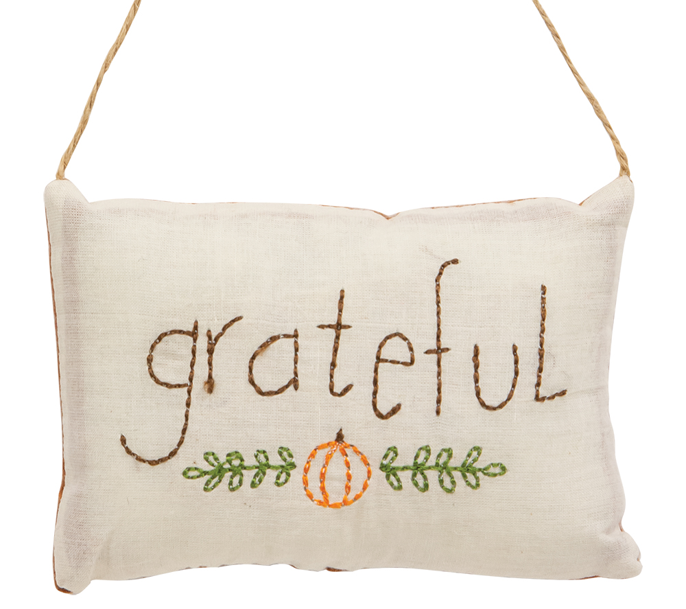 Grateful Pillow Ornament #CS38593