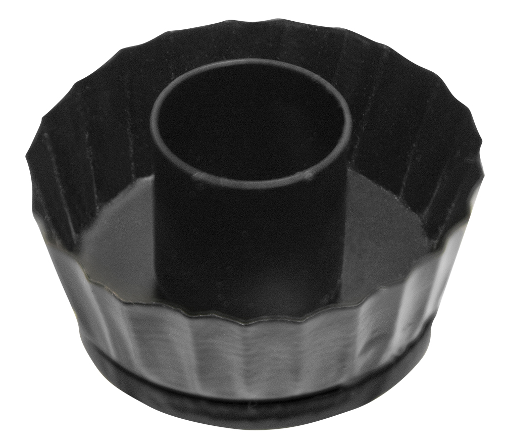 Fluted Taper Cup, Black #15221B