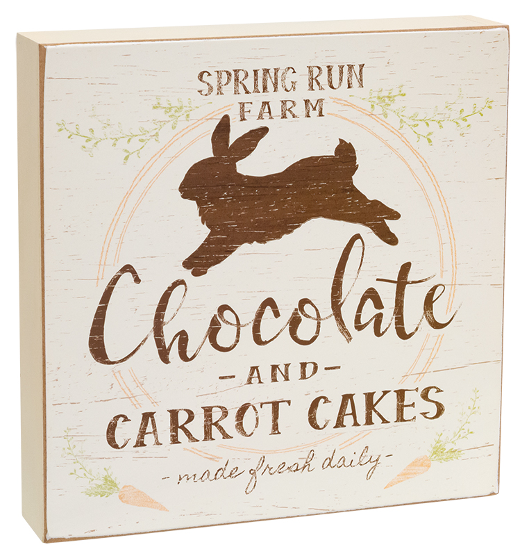 Spring Run Farm Bunny Box Sign #36835
