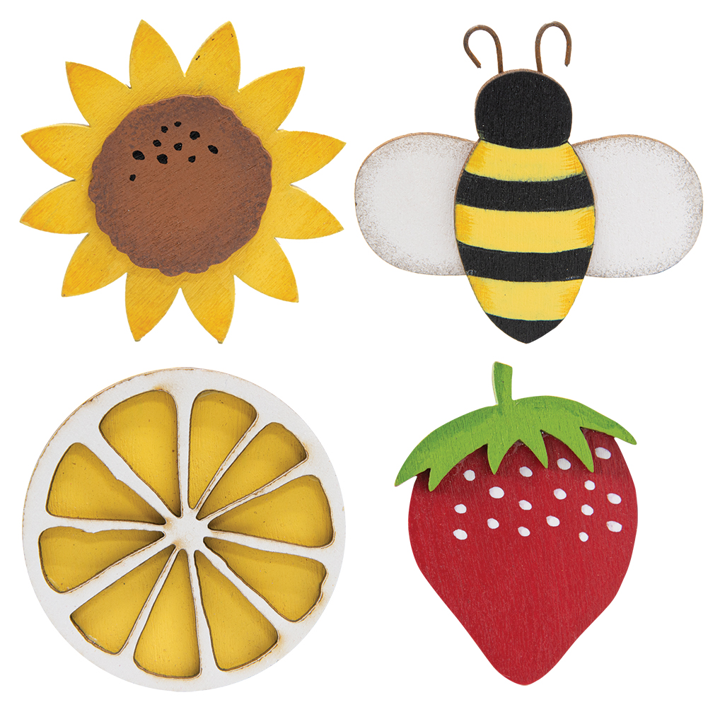 4/Set, Spring & Summer Icon Magnets #35960