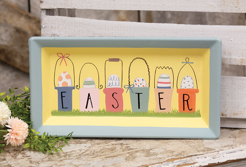 Easter Egg Buckets Tray #36954