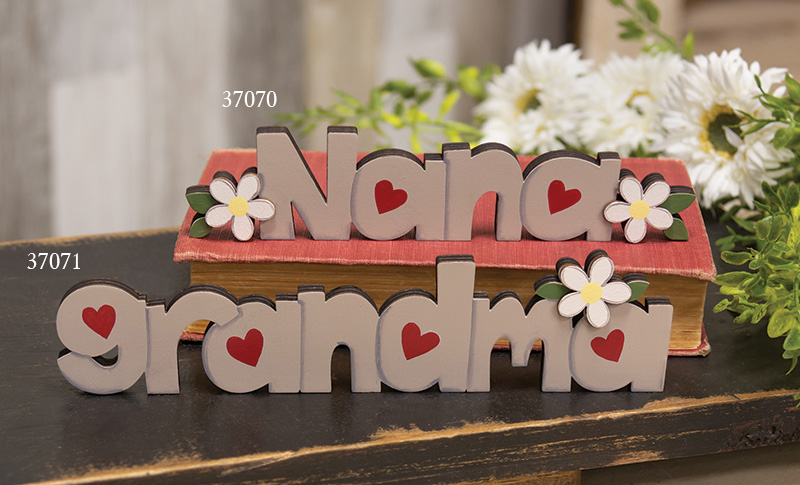 Nana Wooden Word Cutout Sitter #37070