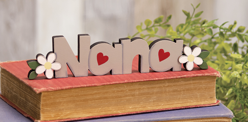 Nana Wooden Word Cutout Sitter #37070