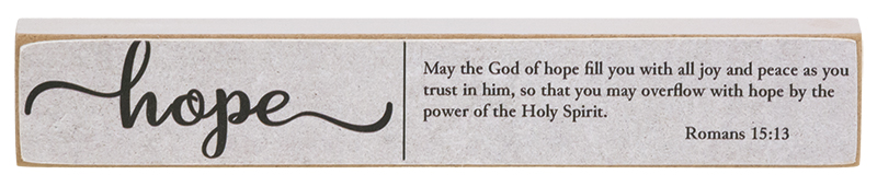 Faith, Hope, Love Bible Verse Mini Stick, 3 Asstd. #37439
