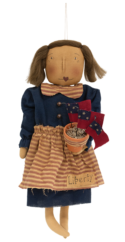 Vintage Stars & Stripes Liberty Primitive Doll