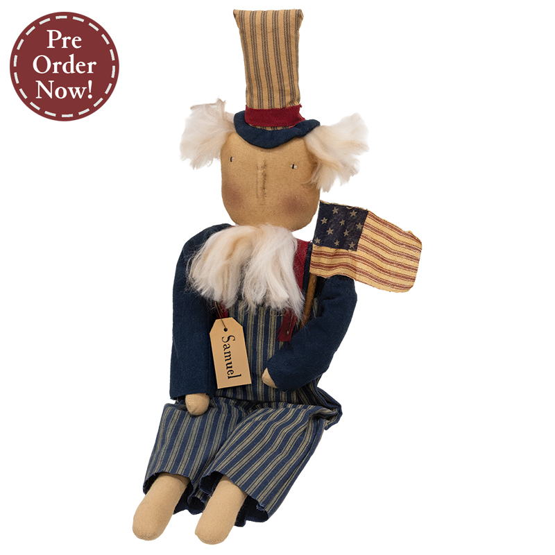 Vintage Stars & Stripes Uncle Sam Doll