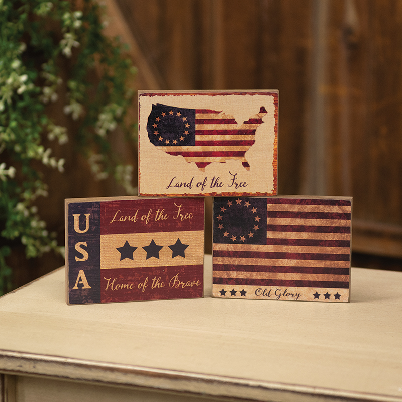Land of the Free Block, 3 Asstd. #33889 Land of the Free Block, 3 Asstd. #33889