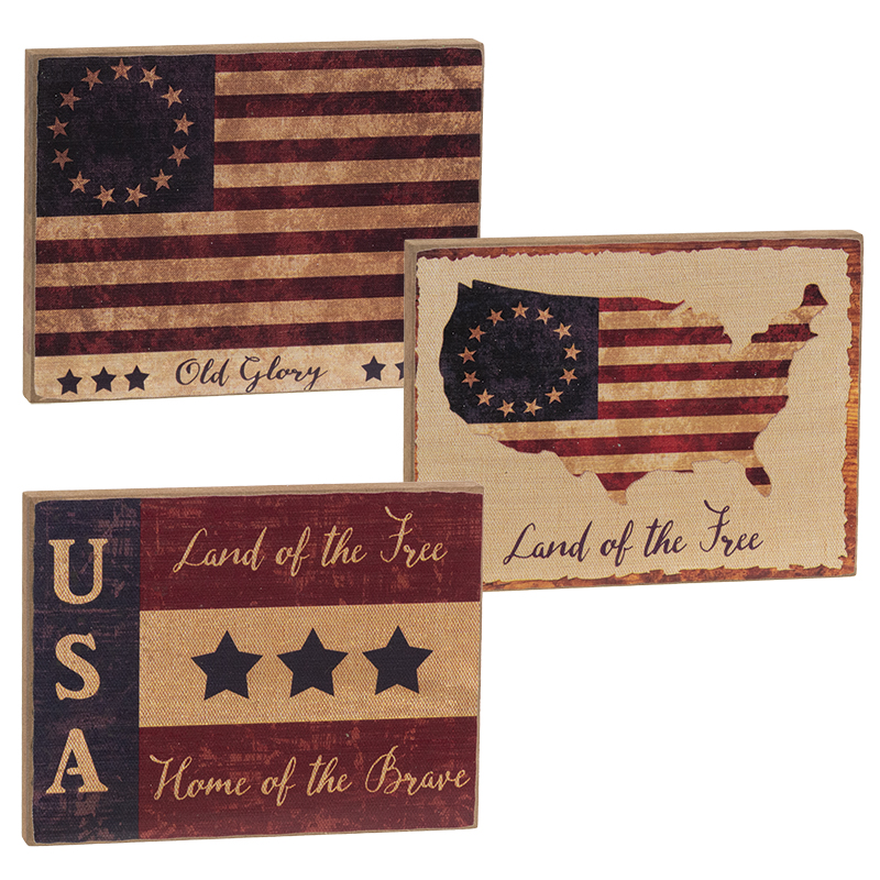 Land of the Free Block, 3 Asstd. #33889 Land of the Free Block, 3 Asstd. #33889