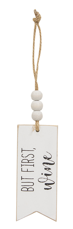 Beaded Script Wine Tag, 4 Asstd. 36866; Beaded Script Wine Tag, 4 Asstd. 36866;