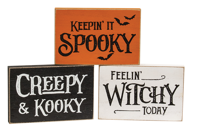 Creepy & Kooky Block, 3 Asstd. 37931 Creepy & Kooky Block, 3 Asstd. 37931