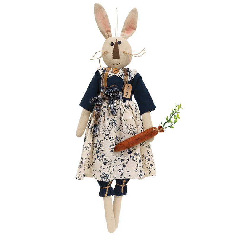Avery Bunny Doll with Carrot, #CW5001 Avery Bunny Doll with Carrot, #CW5001