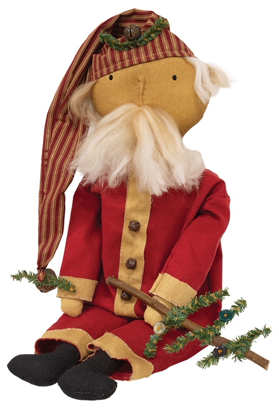 Pajama Santa with Tree - 23"H Pajama Santa with Tree - 23"H