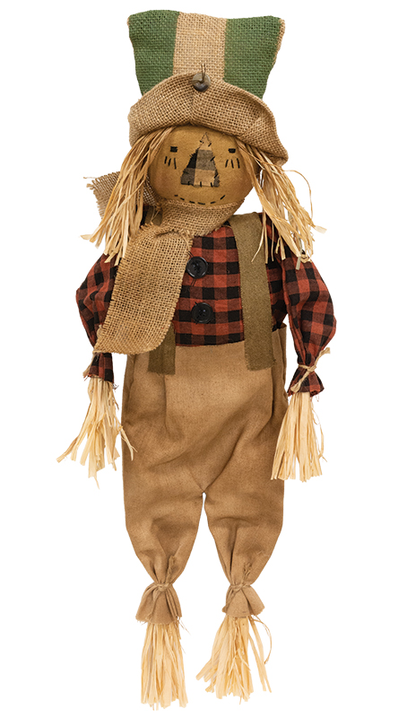 Primitive Scarecrow with Burlap Hat Primitive Scarecrow with Burlap Hat