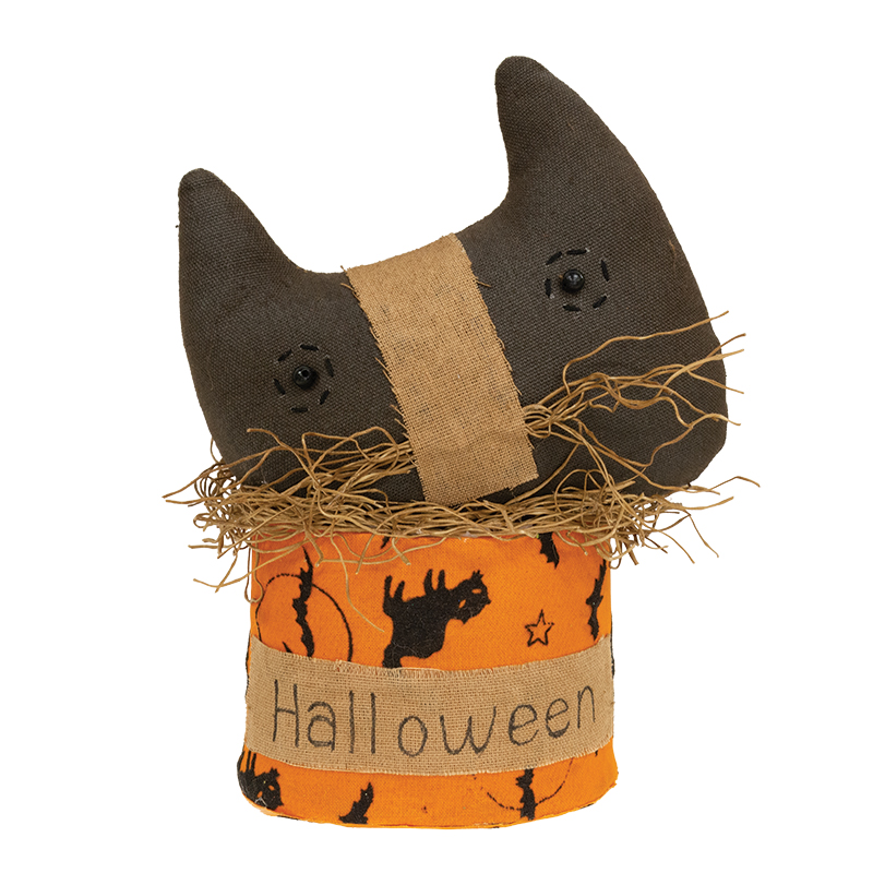 Halloween Cat Can Sitter Halloween Cat Can Sitter