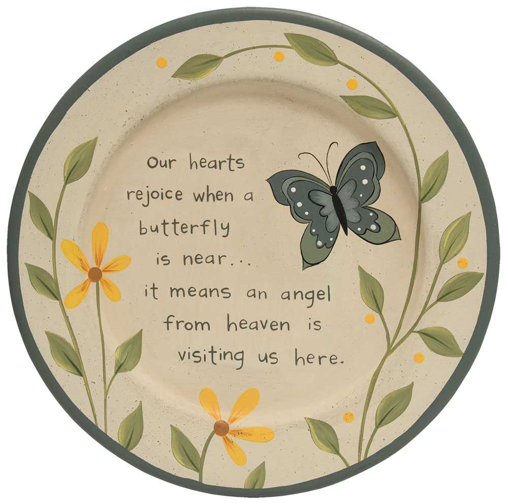 Loved One Butterfly Plate - # 34619