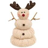 Melting Red-Nosed Reindeer Snowman Melting Red-Nosed Reindeer Snowman