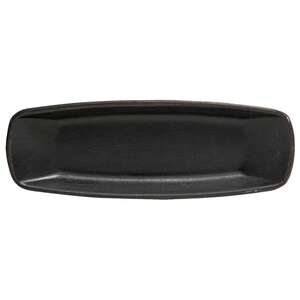 13" Squared Oval Tray- Black Only;