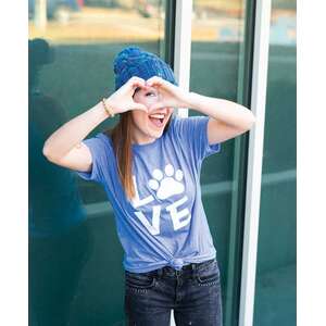 Paw Print Love T-Shirt L12;