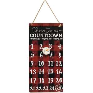 Buffalo Check Christmas Countdown;