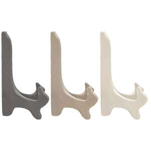Wooden Plate Stand - Farmhouse Colors, Medium -