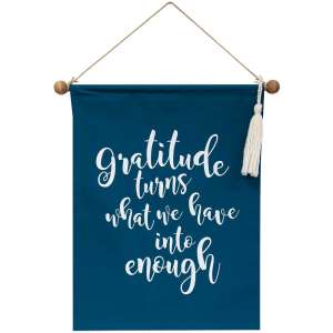 Gratitude Fabric Wall Hanging - # 90783