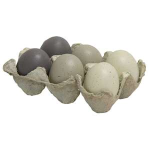Farmhouse Resin Egg - 3 asstd.;