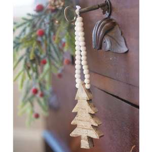 Distressed Wooden Tree Ornament - # 34707