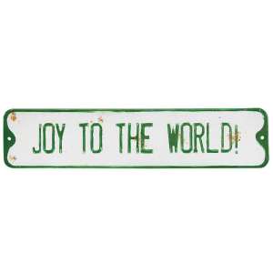 Joy to the World Street Sign - # 60209
