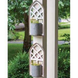 Architectural Arch Wall Planter, 2 Asstd.;