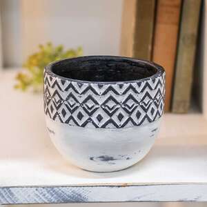Geometric Ceramic Bowl -