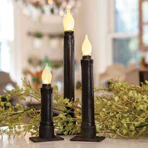 Black Gloss Taper, 4 inch -