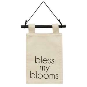 Bless My Blooms Fabric Hanging - # 90831