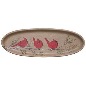 Cardinal Meet Oval Tray #32701