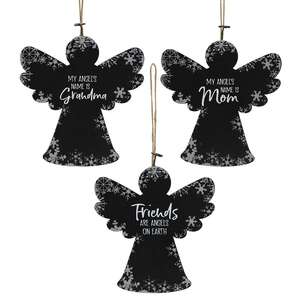 Angel's Name Ornament - 3 Asst;